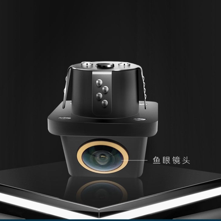 Ahd Square Small Straw Hat Car Reversing Camera Car Rearview Camera Front View Rear View Side View Universal - Image 4